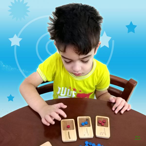 بازی چوبی شمارش و اعداد مونته سوری
